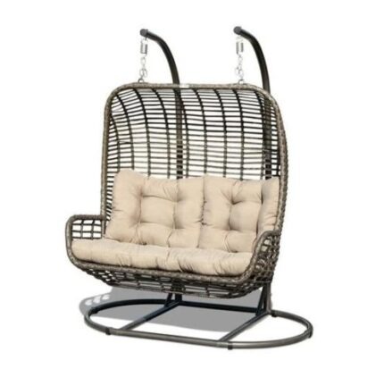 Double Basket Rattan Swing Chair Patio Lagos, Asaba, Port Harcourt