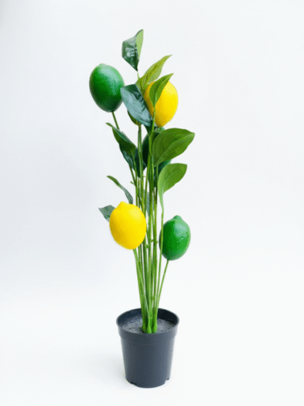 75cm Lemon Fruit Mini Potted Plant – Premium Artificial Greenery for Fresh Indoor Styling